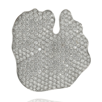 Fehér arany gyűrű 55-ös méret (B10566_3I)